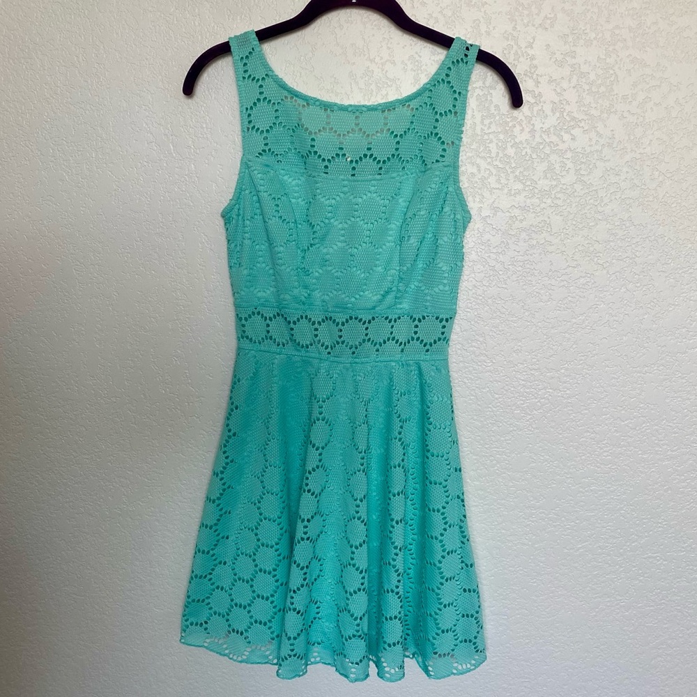 Crochet Skater Dress
